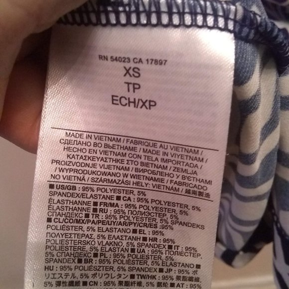 Banana Republic XS Navy and White Career Dress - Picture 4 of 4